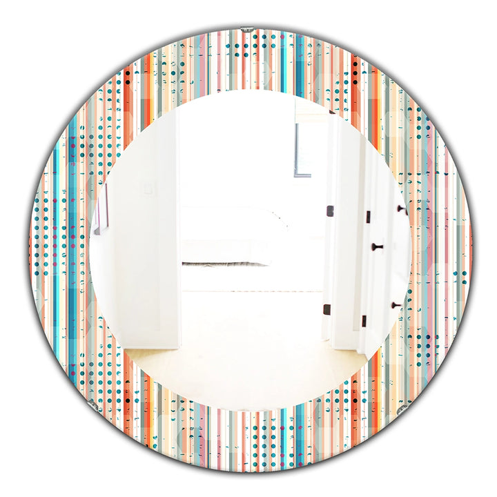 Modern Decorative Mirror - Grunge Line - Large Wall Mirror