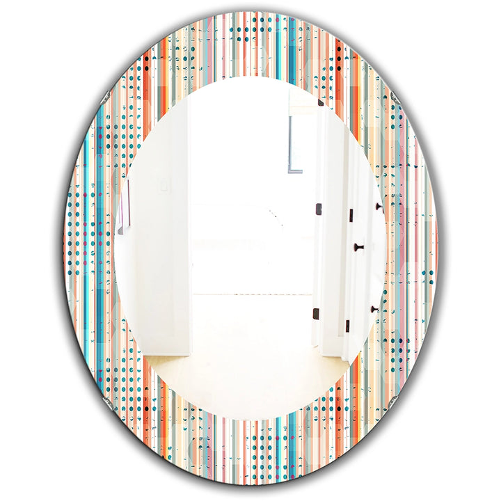 Modern Decorative Mirror - Grunge Line - Large Wall Mirror