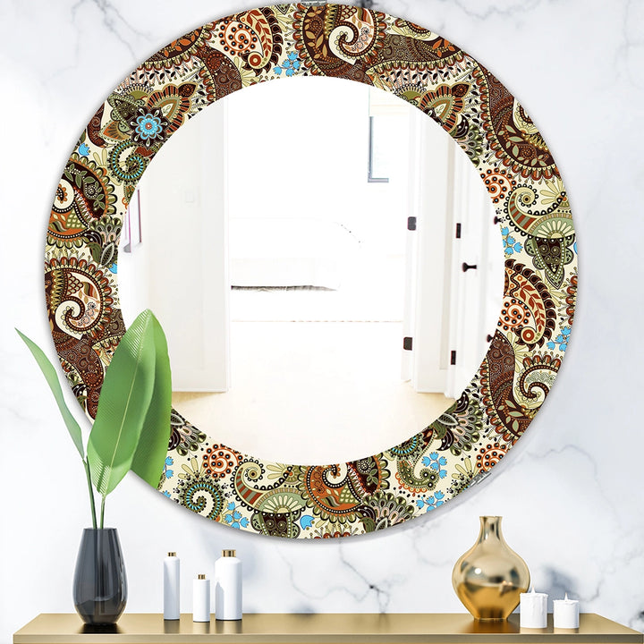Bohemian Wall Mirror - Paisley - Printed Mirror