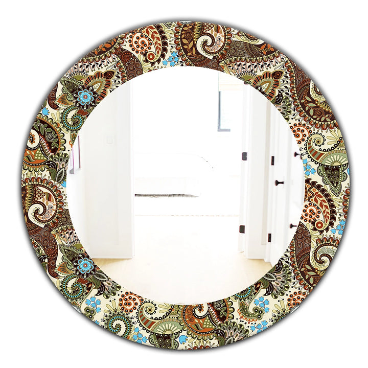 Bohemian Wall Mirror - Paisley - Printed Mirror