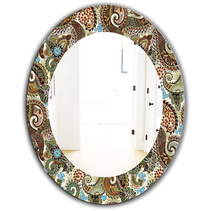 Bohemian Wall Mirror - Paisley - Printed Mirror