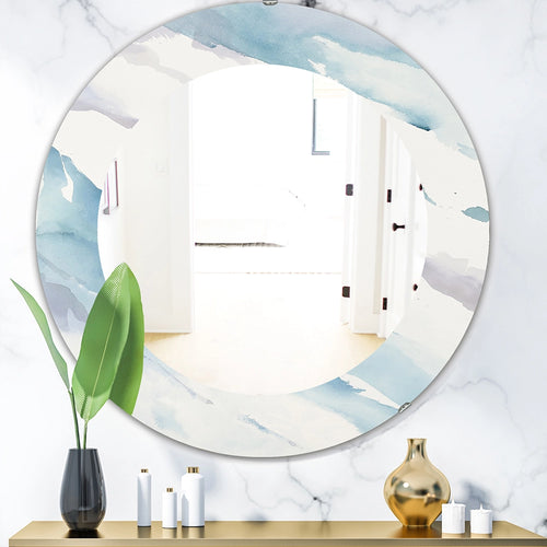 Traditional Decorative Mirror - Modern Abstract Drift - Large Wall Mirror