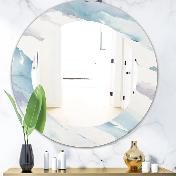 Traditional Decorative Mirror - Modern Abstract Drift - Large Wall Mirror