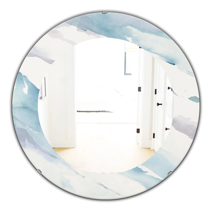 Traditional Decorative Mirror - Modern Abstract Drift - Large Wall Mirror