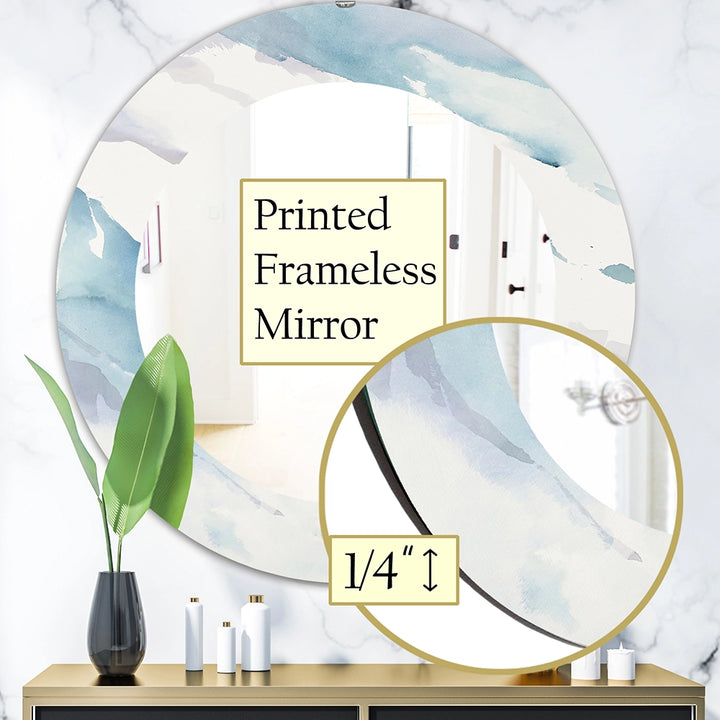 Traditional Decorative Mirror - Modern Abstract Drift - Large Wall Mirror