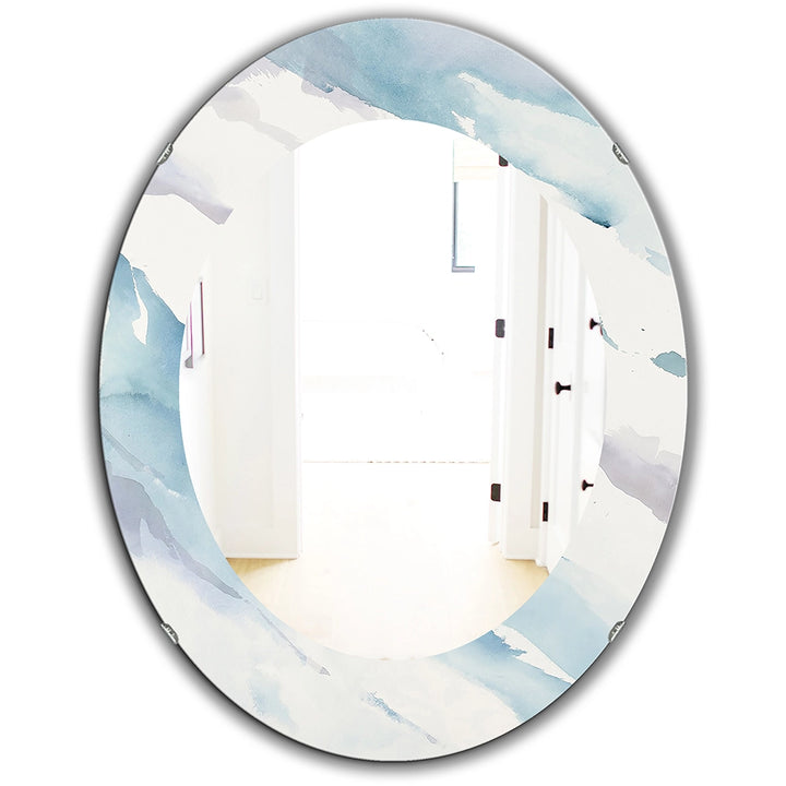 Traditional Decorative Mirror - Modern Abstract Drift - Large Wall Mirror