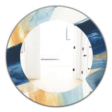 Abstract Wall Mirror - Indigo Panel I - Decorative Mirror