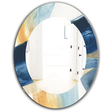 Abstract Wall Mirror - Indigo Panel I - Decorative Mirror