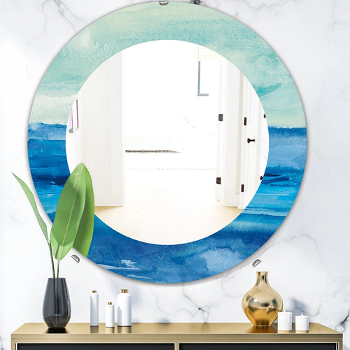 Nautical Large Wall Mirror - Out to Sea - Round Mirror