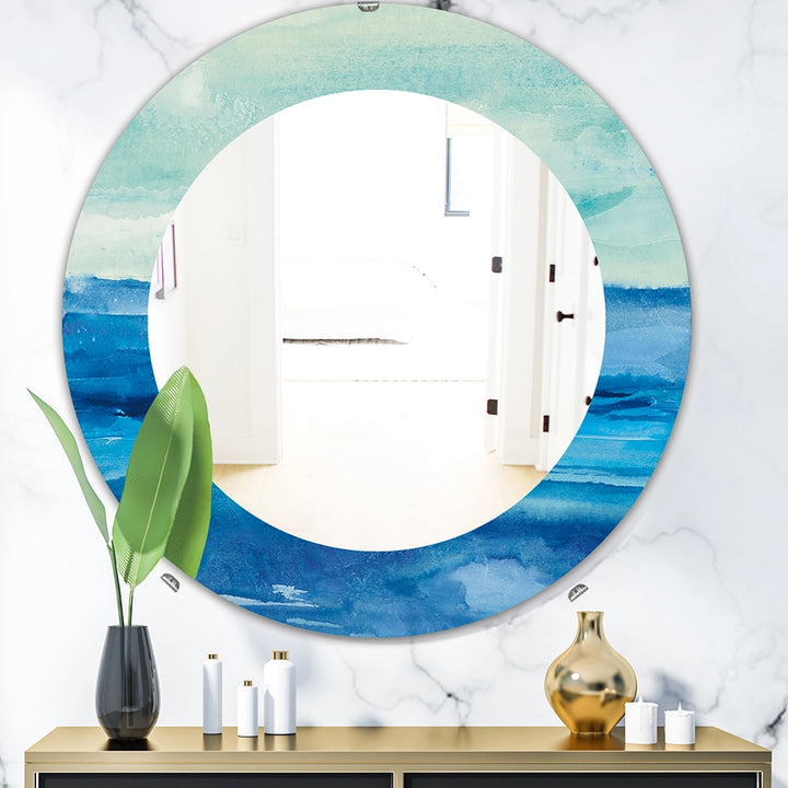 Nautical Large Wall Mirror - Out to Sea - Round Mirror