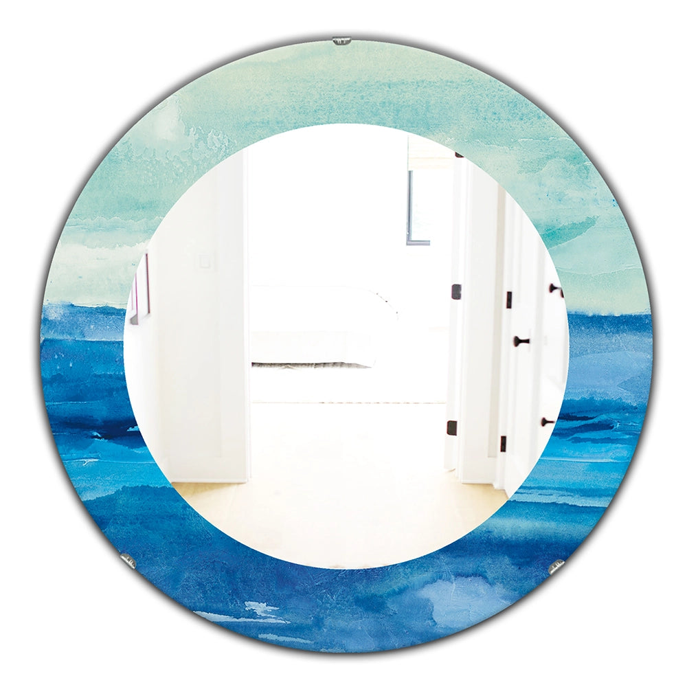 Nautical Large Wall Mirror - Out to Sea - Round Mirror