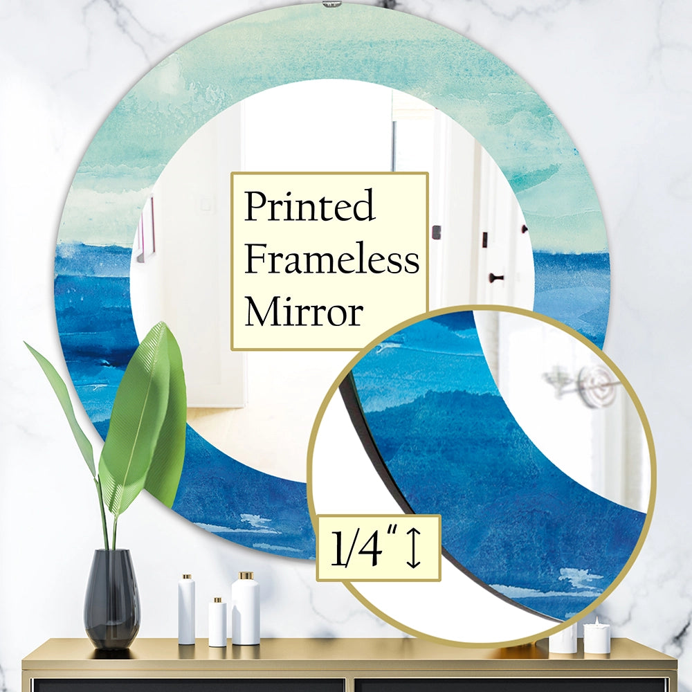 Nautical Large Wall Mirror - Out to Sea - Round Mirror