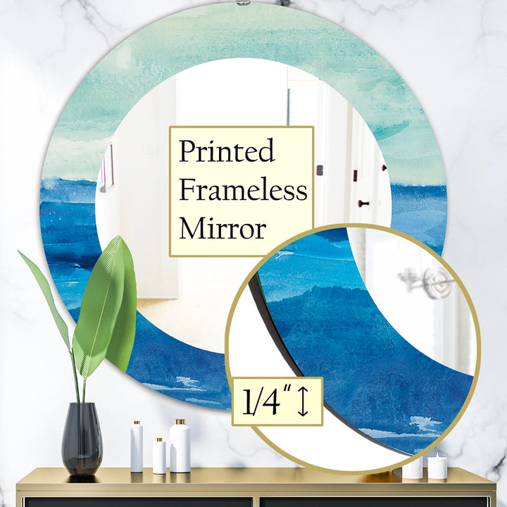 Nautical Large Wall Mirror - Out to Sea - Round Mirror
