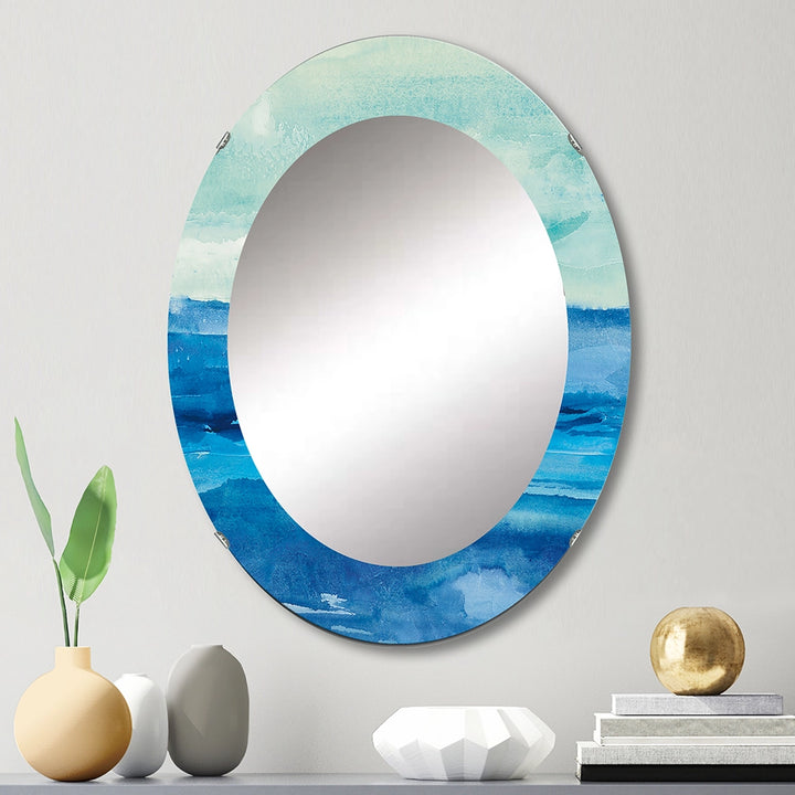 Nautical Large Wall Mirror - Out to Sea - Round Mirror