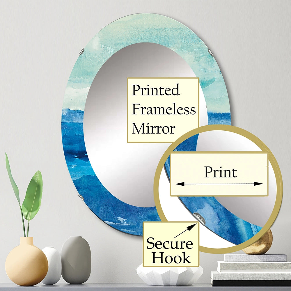 Nautical Large Wall Mirror - Out to Sea - Round Mirror