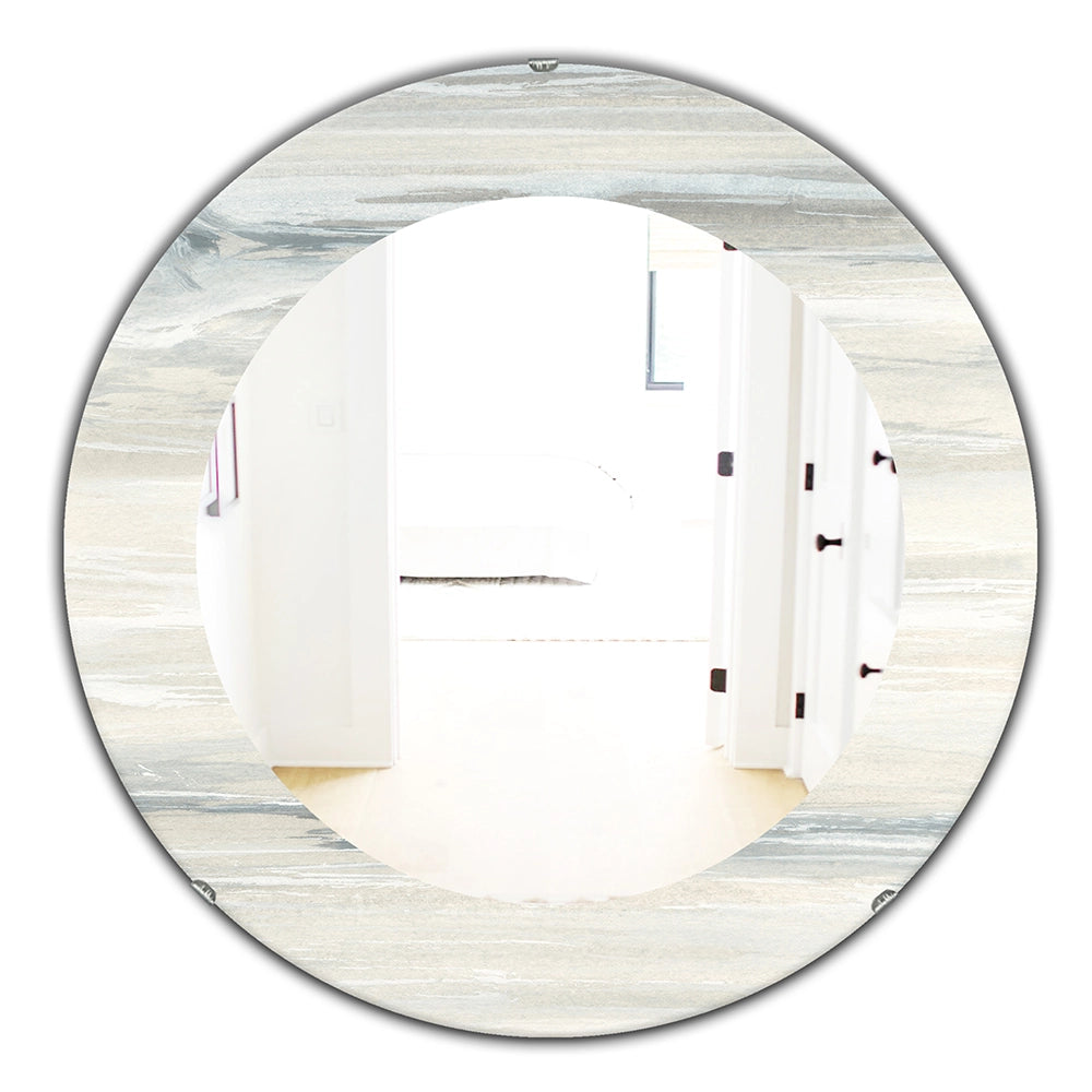 Modern Wall Mirror - watercolor colorfields I - Printed Mirror