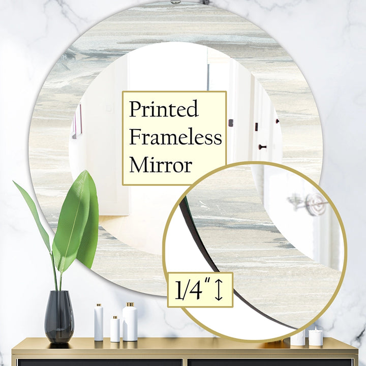 Modern Wall Mirror - watercolor colorfields I - Printed Mirror