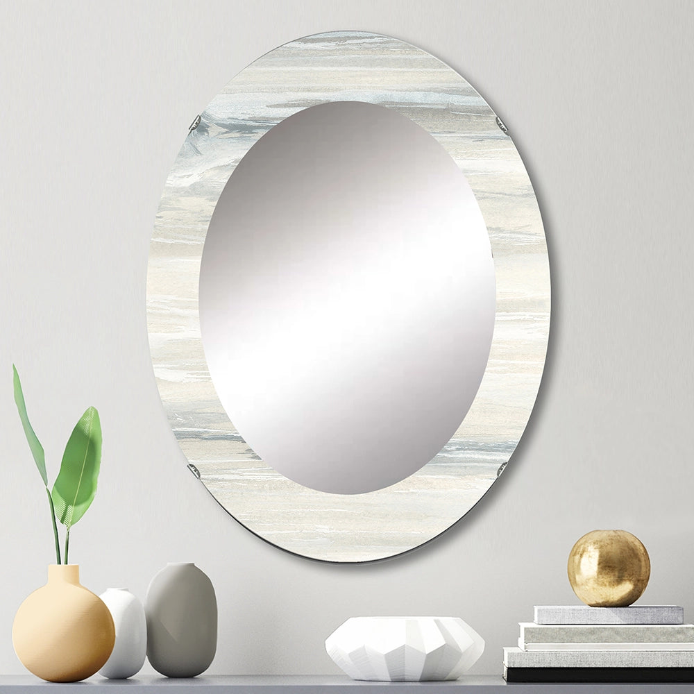 Modern Wall Mirror - watercolor colorfields I - Printed Mirror