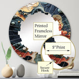 Biomorphism Organic Forms II - Abstract Wall Mirror