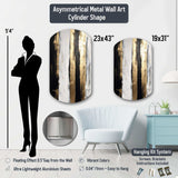 Fashion Hats Collection V - Asymmetric Metal Wall Art