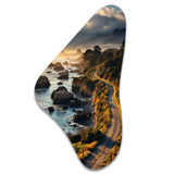 USA Big Sur California Landscape I - Asymmetric Metal Wall Art