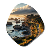 USA Big Sur California Landscape I - Asymmetric Metal Wall Art