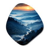 USA Great Smoky Mountains - Asymmetric Metal Wall Art