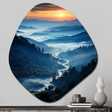 USA Great Smoky Mountains - Asymmetric Metal Wall Art