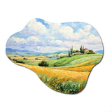 Vangogh Rolling Hills I - Asymmetric Metal Wall Art