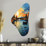 Vangogh The Bridge At Arles II - Asymmetric Metal Wall Art