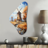 Vangogh The Old Mill - Asymmetric Metal Wall Art