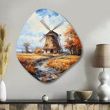 Vangogh The Old Mill - Asymmetric Metal Wall Art