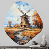 Vangogh The Old Mill - Asymmetric Metal Wall Art