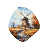 Vangogh The Old Mill - Asymmetric Metal Wall Art