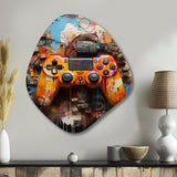 Colorful Video Game Gameplay Delight I - Asymmetric Metal Wall Art