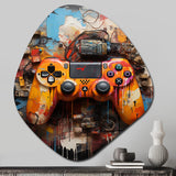 Colorful Video Game Gameplay Delight I - Asymmetric Metal Wall Art