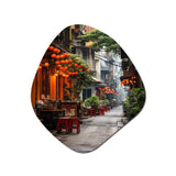 Vietnam Hanoi Old Floral Quarter II - Asymmetric Metal Wall Art