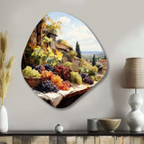 Vineyard Harvest Symphony II - Asymmetric Metal Wall Art