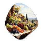 Vineyard Harvest Symphony II - Asymmetric Metal Wall Art