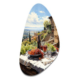 Vineyard Rendezvous In Rioja II - Asymmetric Metal Wall Art