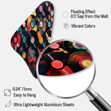 Colorful Vinyl Records Melodies III - Asymmetric Metal Wall Art