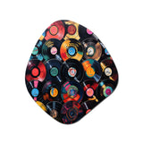 Colorful Vinyl Records Melodies III - Asymmetric Metal Wall Art