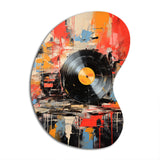 Vinyl Record Vinyl Fusion II - Asymmetric Metal Wall Art