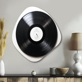 Vinyl Record Vinyl Serenade I - Asymmetric Metal Wall Art