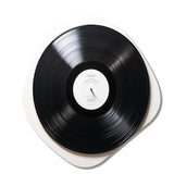 Vinyl Record Vinyl Serenade I - Asymmetric Metal Wall Art