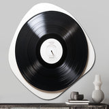 Vinyl Record Vinyl Serenade I - Asymmetric Metal Wall Art