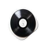 Vinyl Record Vinyl Serenade I - Asymmetric Metal Wall Art