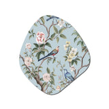 Chinoiserie With Birds and Peonies XIV - Asymmetric Metal Wall Art