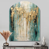 Gilded Daydreams VI - Asymmetric Metal Wall Art