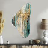 Gilded Daydreams VI - Asymmetric Metal Wall Art